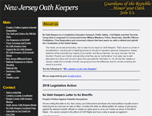 Tablet Screenshot of njoathkeepers.org
